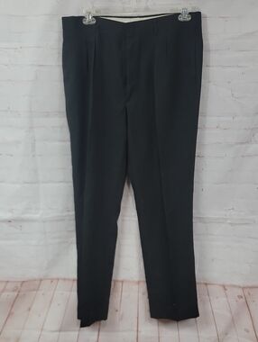 Men's Black Dress Pants - Classic Tailored Fit